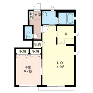 Premiere classe ouest (プルミエールクラース)【1階】の間取り