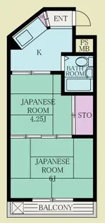 大阪府大阪市福島区福島8【マンション】の間取り