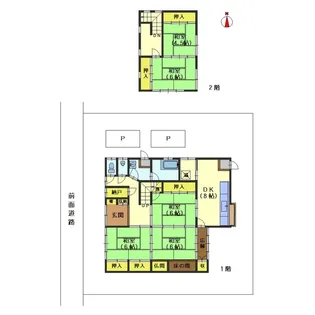 富山県富山市八木山【一戸建】の間取り