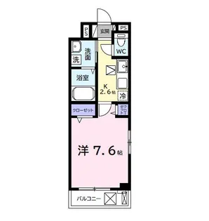 メゾンドール【1階】の間取り