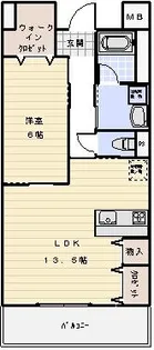 M’s ARTI(エムズアルティ)【4階】の間取り