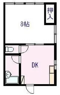 コーポ開成【2階】の間取り