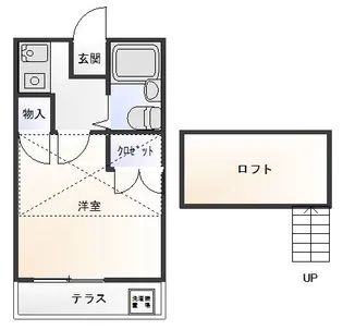 ファミールハイツ【1階】の間取り