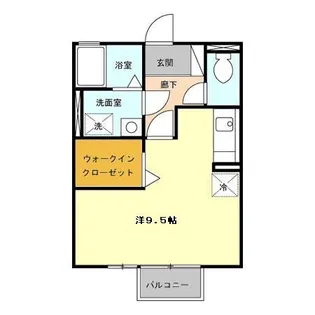 福島県福島市御山町【アパート】の間取り