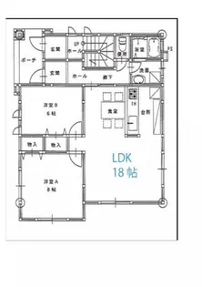 京都府舞鶴市字引土新【アパート】の間取り
