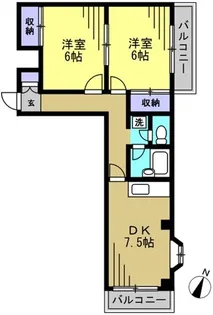 メゾンドミネ【3階】の間取り