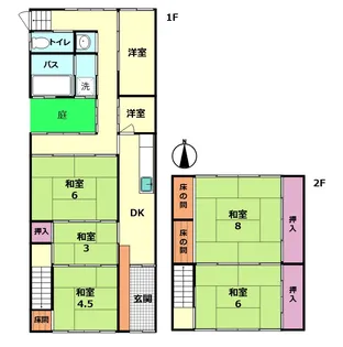 奈良県奈良市高畑町【一戸建】の間取り