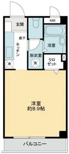 フィネス佐古【2階】の間取り