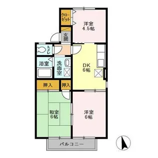 カルミア・アネックス【2階】の間取り