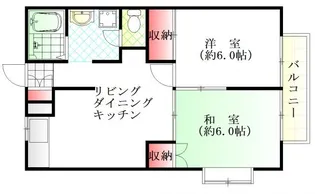 エステートピア伊藤A棟【1階】の間取り