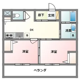 エリスリーナ【3階】の間取り