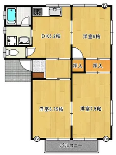 アバンセ【2階】の間取り