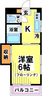 東京都調布市国領町1【マンション】の間取り