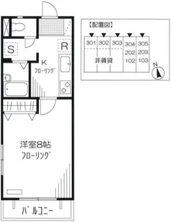 神奈川県川崎市中原区下小田中4【マンション】の間取り