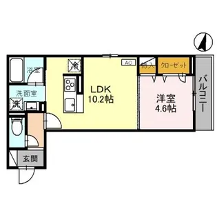 TORISIAS宿郷【2階】の間取り