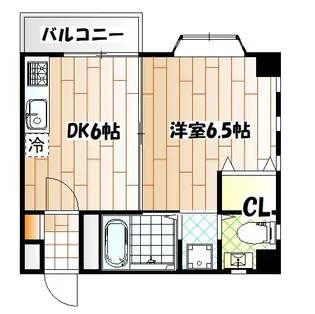 ポンヌフ鶴見【4階】の間取り