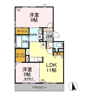 KIMIKO C棟【2階】の間取り