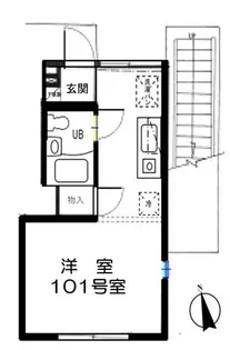 ボナール【1階】の間取り
