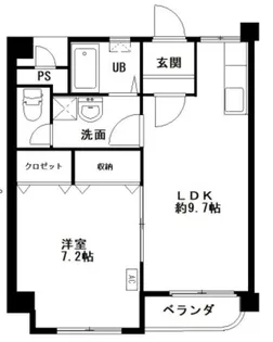 原田マンション【1階】の間取り