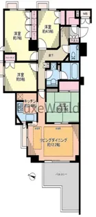 神奈川県横浜市港北区大豆戸町【マンション】の間取り