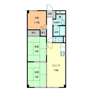 サンローヤル津島【3階】の間取り