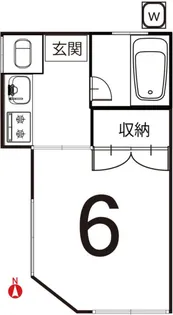 東京都中野区中野3【アパート】の間取り