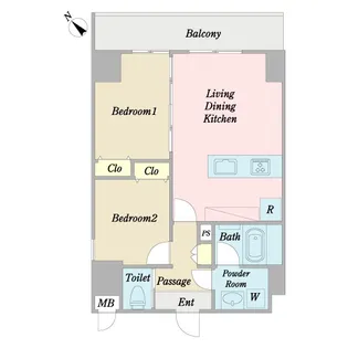 Treem【7階】の間取り