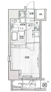 東京都台東区蔵前3【マンション】の間取り