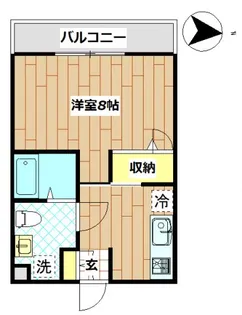 神奈川県横浜市神奈川区上反町1【マンション】の間取り