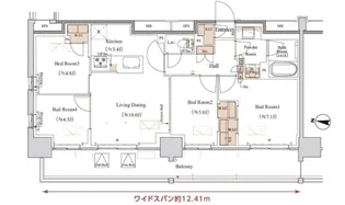 東京都江東区木場6【マンション】の間取り