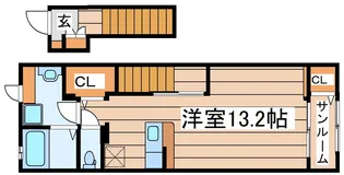 クレイン・ヒルA【2階】の間取り