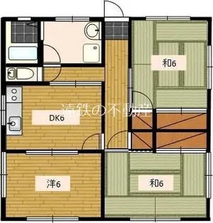 静岡県袋井市豊沢【一戸建】の間取り
