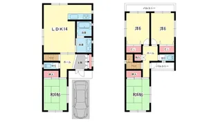 大阪府豊中市原田元町1【一戸建】の間取り