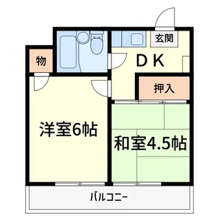 フラットピア88【4階】の間取り