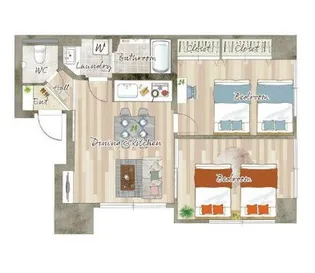 高輪SYマンション【8階】の間取り