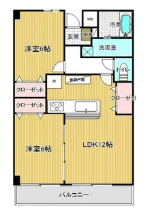 千葉県船橋市東船橋4【マンション】の間取り