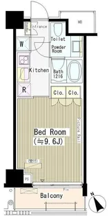 東京都港区六本木7【マンション】の間取り