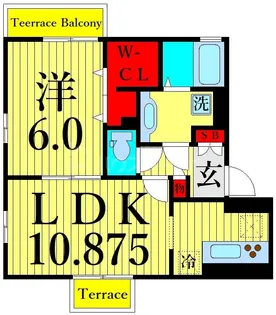 Clochette【1階】の間取り