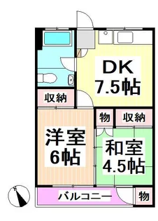 桜マンション【3階】の間取り