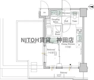 東京都江東区亀戸1【マンション】の間取り