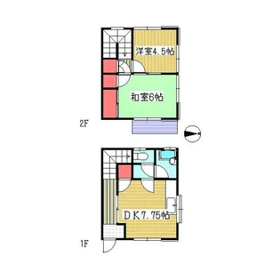神奈川県小田原市中曽根【アパート】の間取り