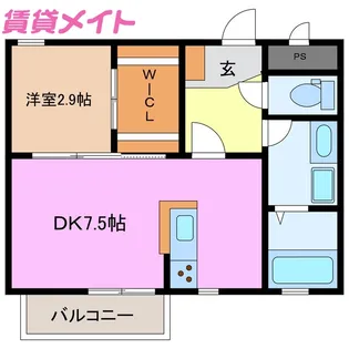 MAHALO【2階】の間取り