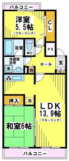 東京都府中市天神町1【マンション】の間取り