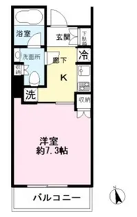 千住ザ・タワー【6階】の間取り