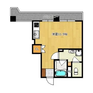 ソーワ梅丘マンション【4階】の間取り
