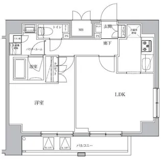 ル・サレーヴ【11階】の間取り