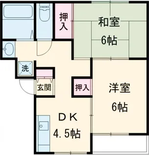 マンション角屋【3階】の間取り