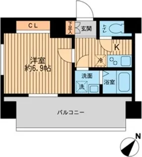 Primal Machida【13階】の間取り