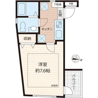 東京都板橋区徳丸3【マンション】の間取り