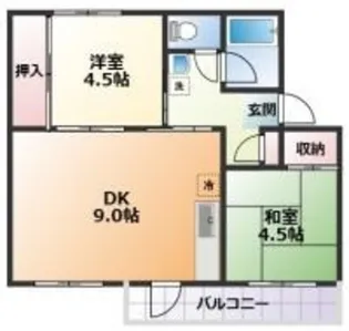 相武台住宅【2階】の間取り